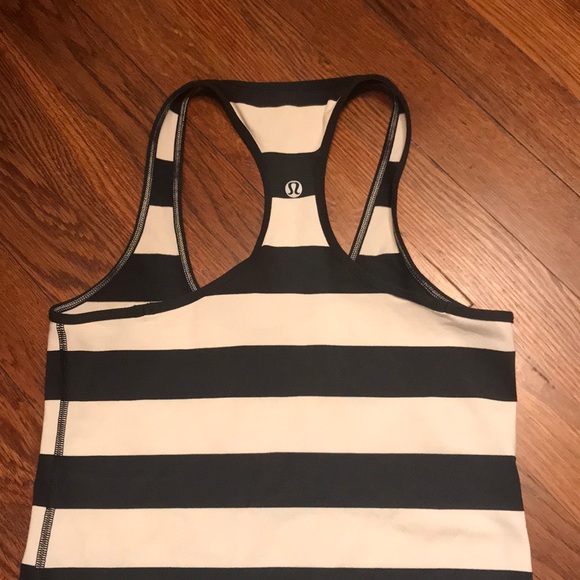 Lululemon Striped Racerback Tank - Picture 3 of 4